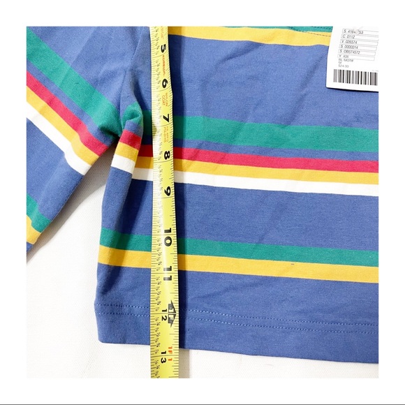 BDG Blue Striped Crop Top - Picture 4 of 7